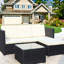 Pe Furniture For Patio: 5, Beige Coussins & Table basse 5 Patio Attrait:, Coussins,
