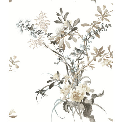 Peel & Stick Floral Wallpaper
