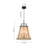 3-Light Handwoven Boho Rattan Pendant Light