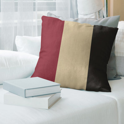 Arizona Hockey Linen Striped Pillow Cover