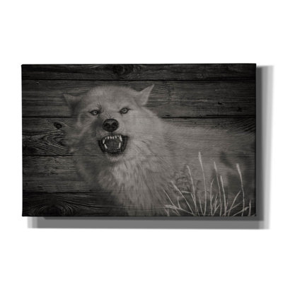 'Woodgrain Antiques 15' by Gordon Semmens Canvas Wall Art