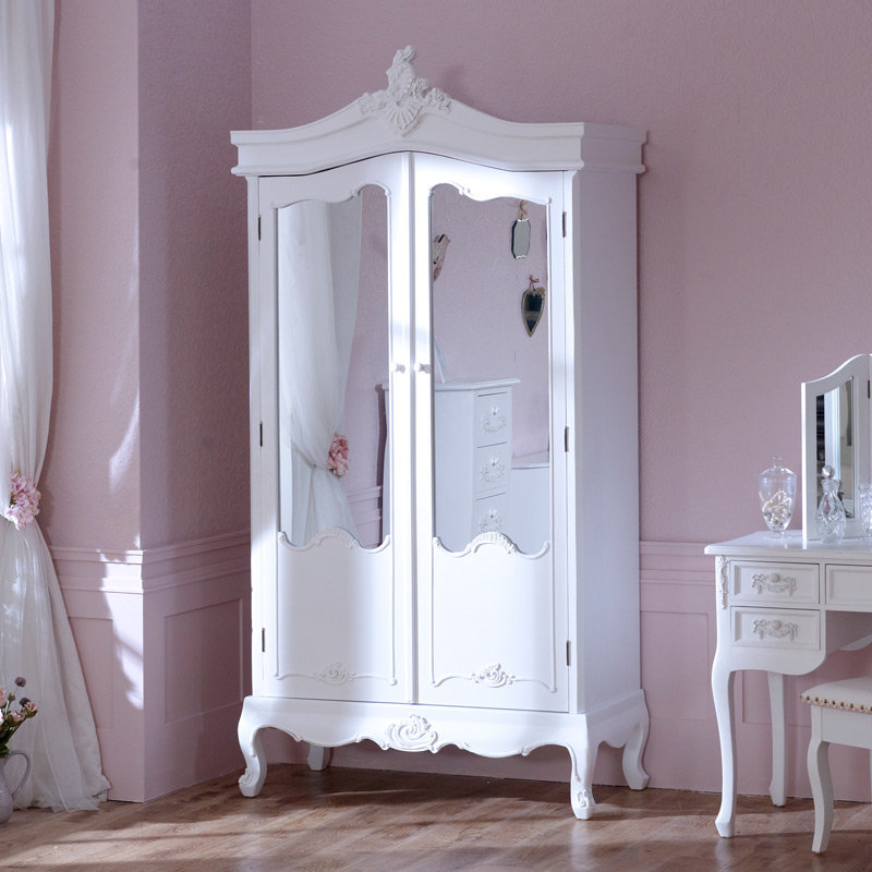 Glenmere 2 Door Solid + Manufactured Wood Wardrobe