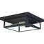 Plafonnier encastré noir 2 lumières Wiebe-63380559