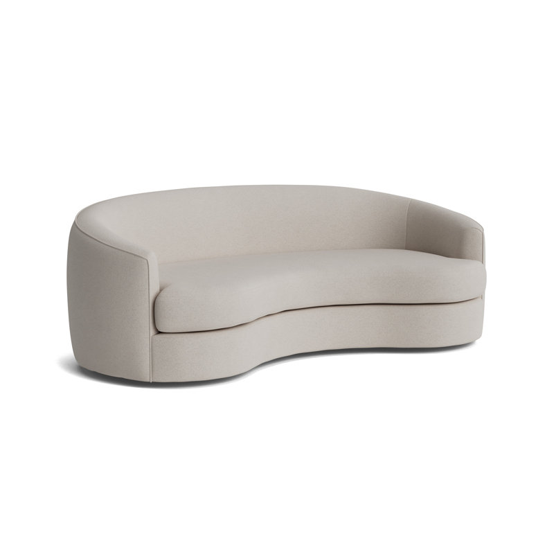 Giselle 85 Sofa, Performance Boucle - Dove Gray