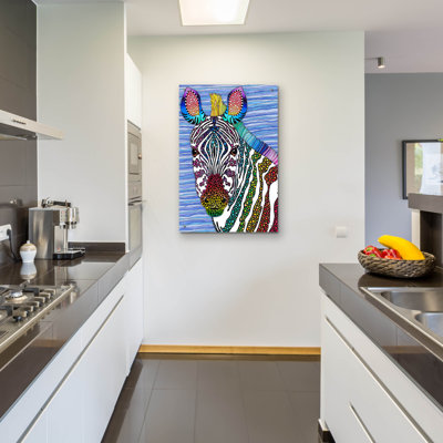 " Rainbow Zebra " by Hello Angel