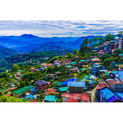 Mountains Of Baguio City by Johnny Warrior - Wrapped Canvas Print