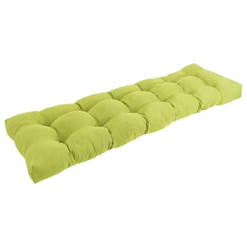 Outdoor 4.5'' Bench Seat Cushion, 55" W x 19" D, Mojito Lime