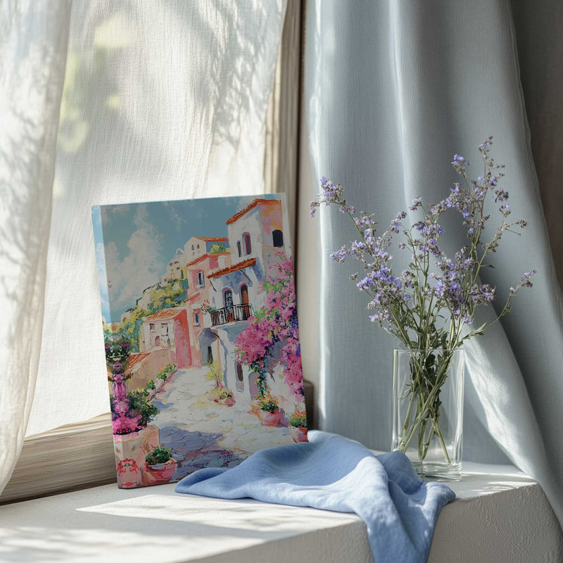 Amalfi Blooming Pathway I, Toile tendue, Ne s’applique pas, H 18 po x l 12 po