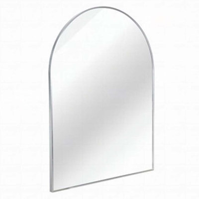 Metal Framed Arched Bathrrom Mirror for Wall