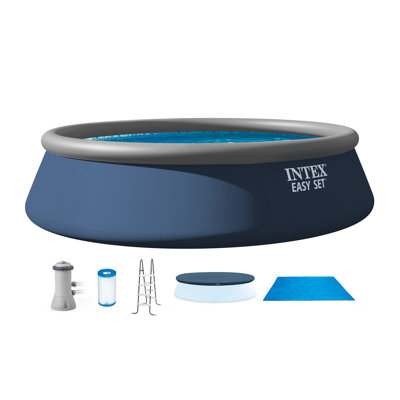 Ensemble de piscine gonflable d'extérieur ronde Intex Easy Set