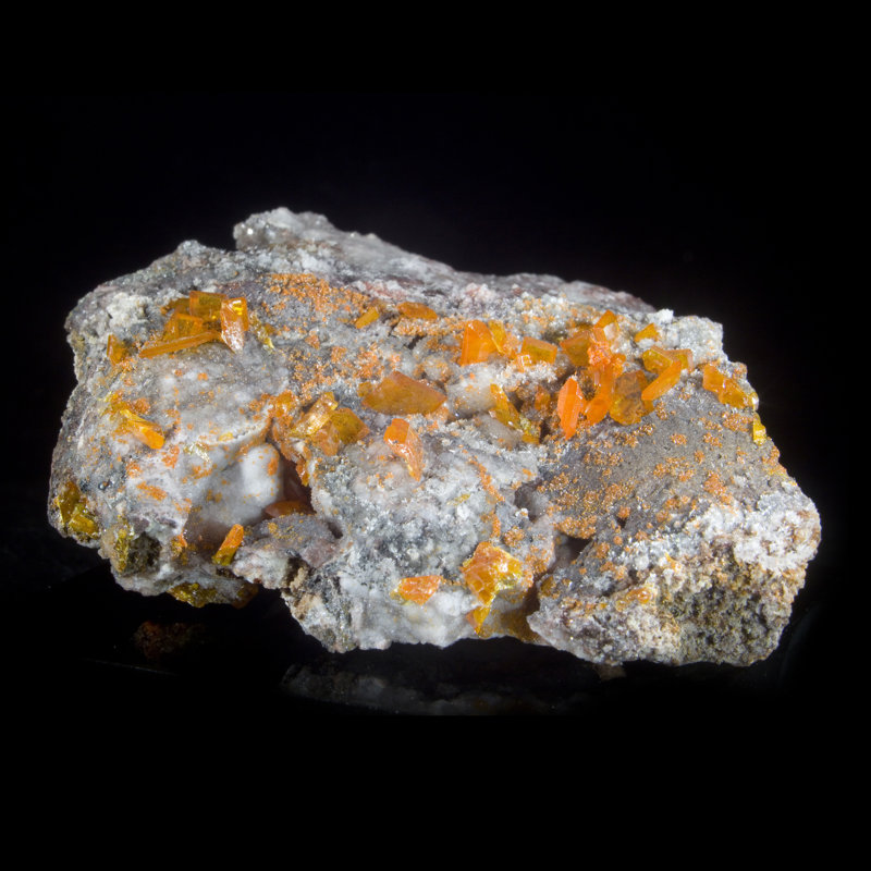 Wulfenite - Red Cloud Mine, Arizona