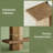 2-Tier Bedside Table,Sofa Table,Console Table,Hallway Table