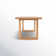 Modica 70'' Pine Solid Wood Sled Dining Table