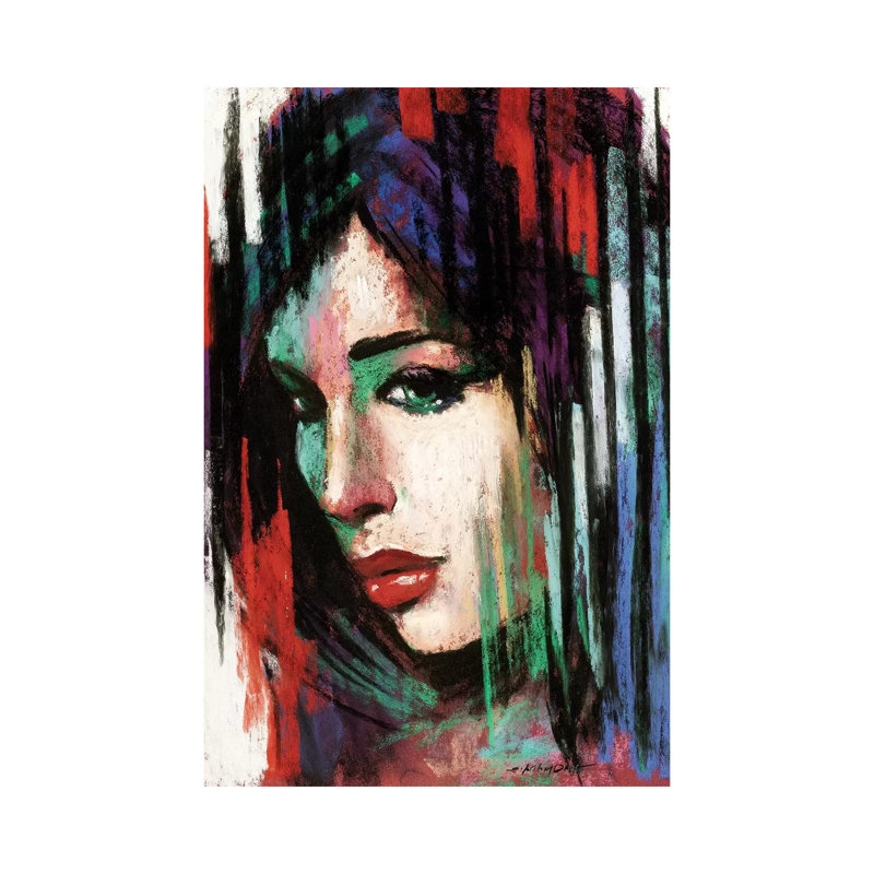 Pop Pastel II by E.A. Orme - Wrapped Canvas Print, 20.32 cm H x 30.48 cm W