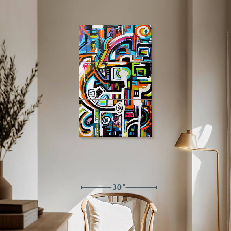 Avery Light And Dark Work, 57" H x 36" W