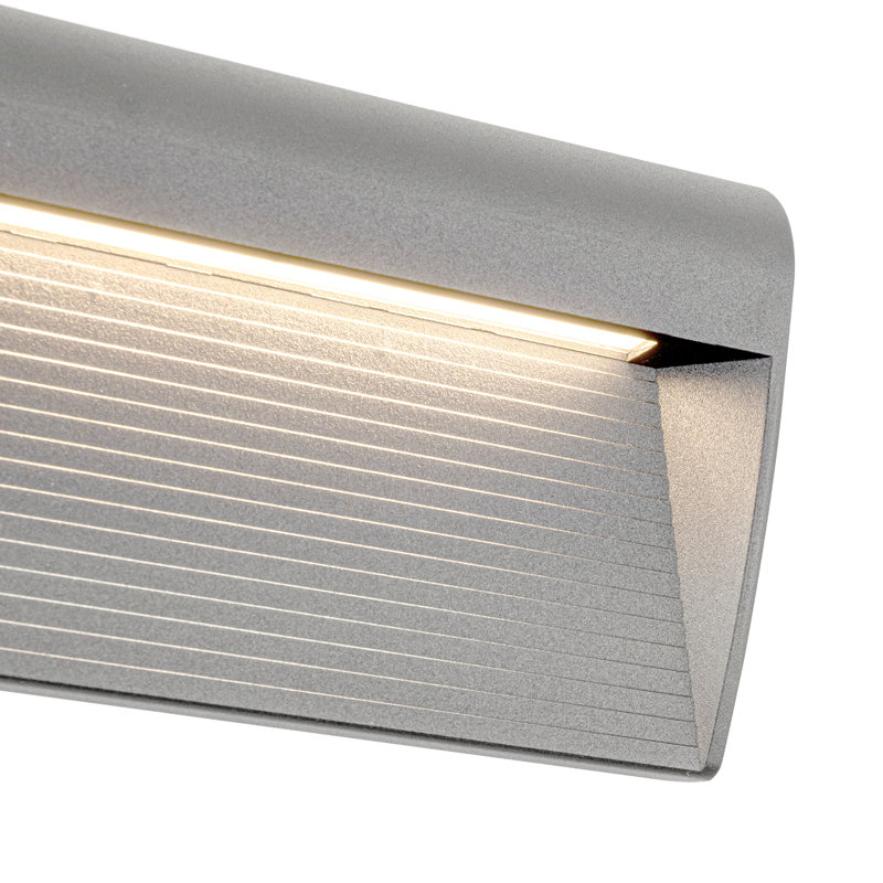 Casa 1 - Light LED Outdoor Flush Mount, Gray