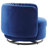 Velvet Swivel Armchair-450587101