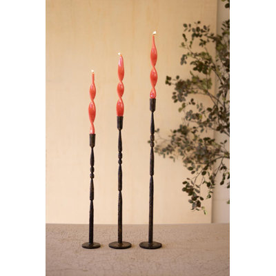 Ensemble de trois chandelles