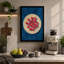 Raspberries on White Minimalist 1 Piece Wrapped Canvas Wall Art-424337726-424337712