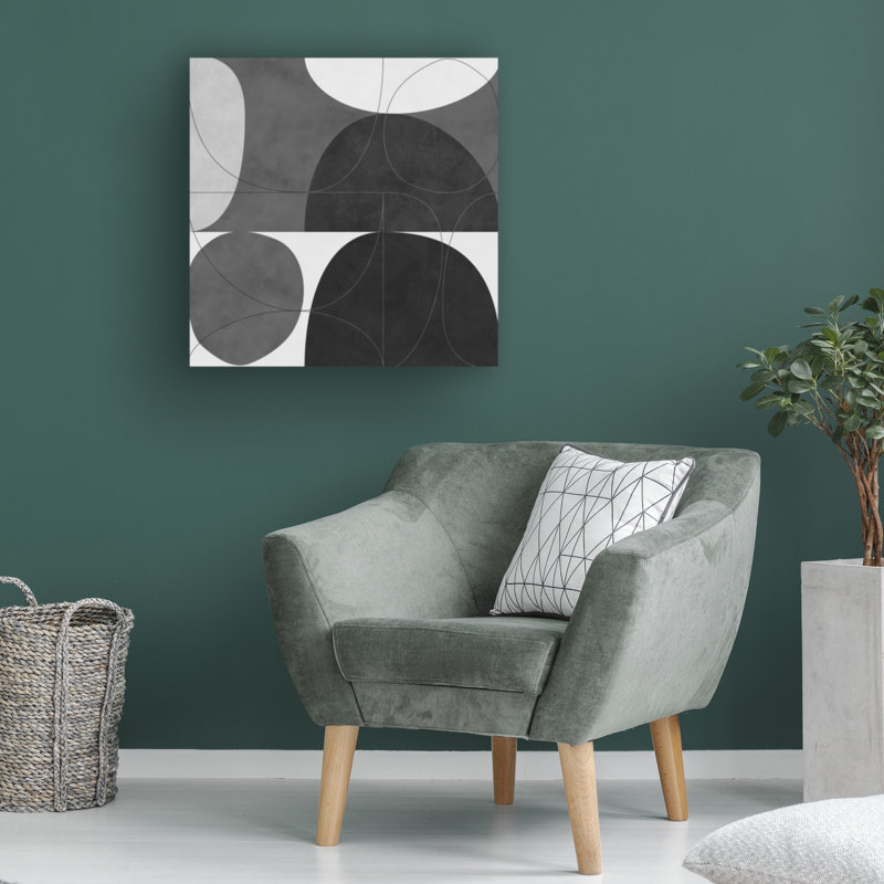 Bol bicolore sur une impression sur toile, H 14 po x l 14 po x P 2 po