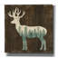 "Epic Graffiti", "Simple Living Deer Silhouette" par Michael Mullan, art mural sur toile-102879077