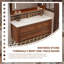 Ensemble de meuble-lavabo mural 39,37 po Retro-208173807