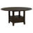 Dark Cocoa 5-piece Round Dining Table Set