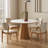 Niranjan Nordic style solid wood dining table-608473028