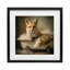 Reproduction sous verre Red Fox Bubble Bath, conception de Tina LeCour-397845259-397845257