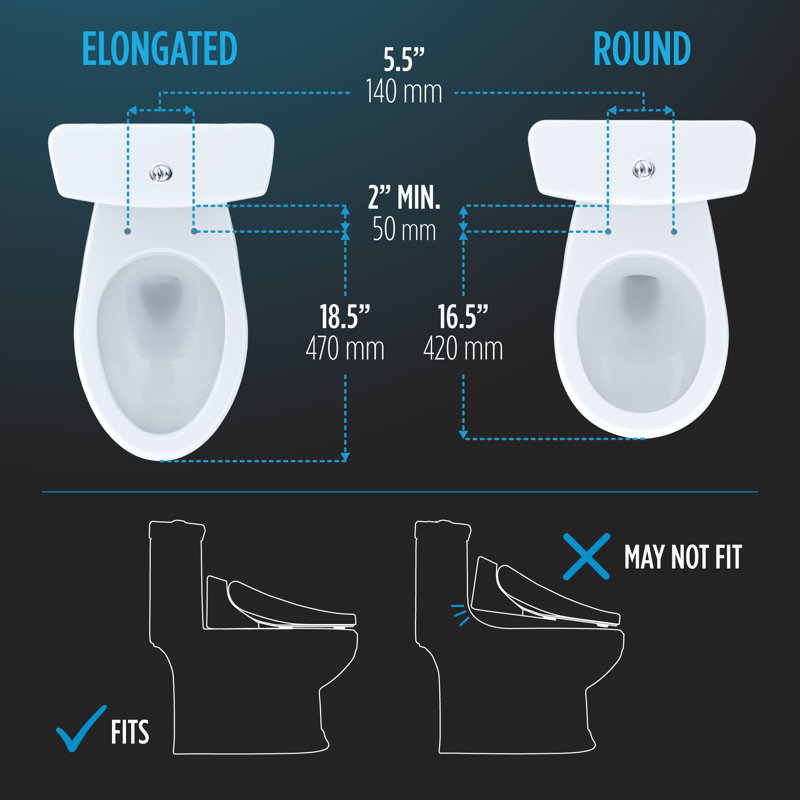 Washlet® Toilet Seat Bidet Elongated Bidet Seat, Sedona Beige