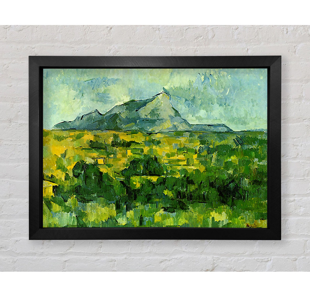 Mount St Victiore von Paul Cezanne - Einzelner Bilderrahmen Kunstdrucke