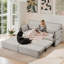 2 Seater Fabric Sofa Bed-1865990024