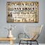 «Fun Kitchen Rules», impression sur toile-1409459380