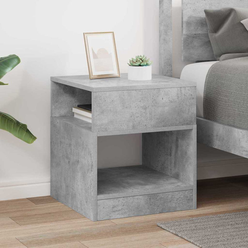 End Table, Concrete Grey
