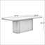 Table de salle à manger 84 "-130430656