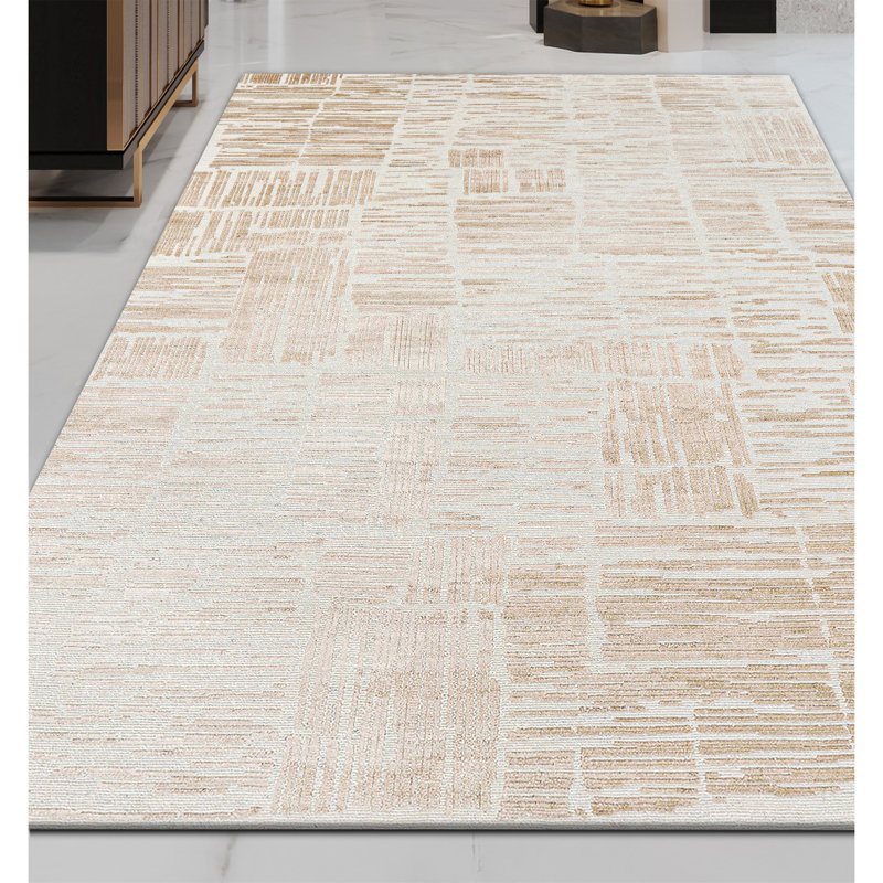 Handmade Wool Area Rug, Rectangle 10' x 14'