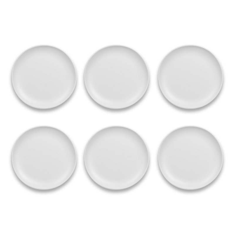 Laya Matte Coupe Melamine Salad Plate