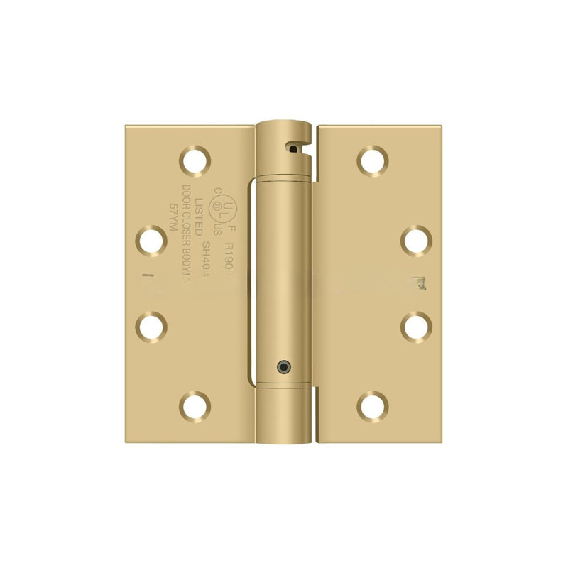 Steel Hinge, Brushed Brass