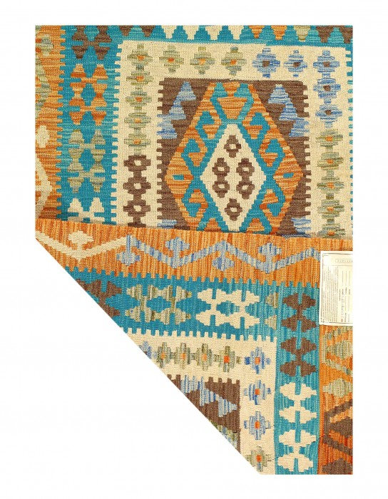 Chamniss Flatweave Wool Abstract Area Rug