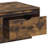 Rustic Oak Finish Coffee Table