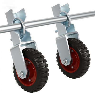 5.5 Inch Solid Rubber Gate Wheel（2-Pack ）