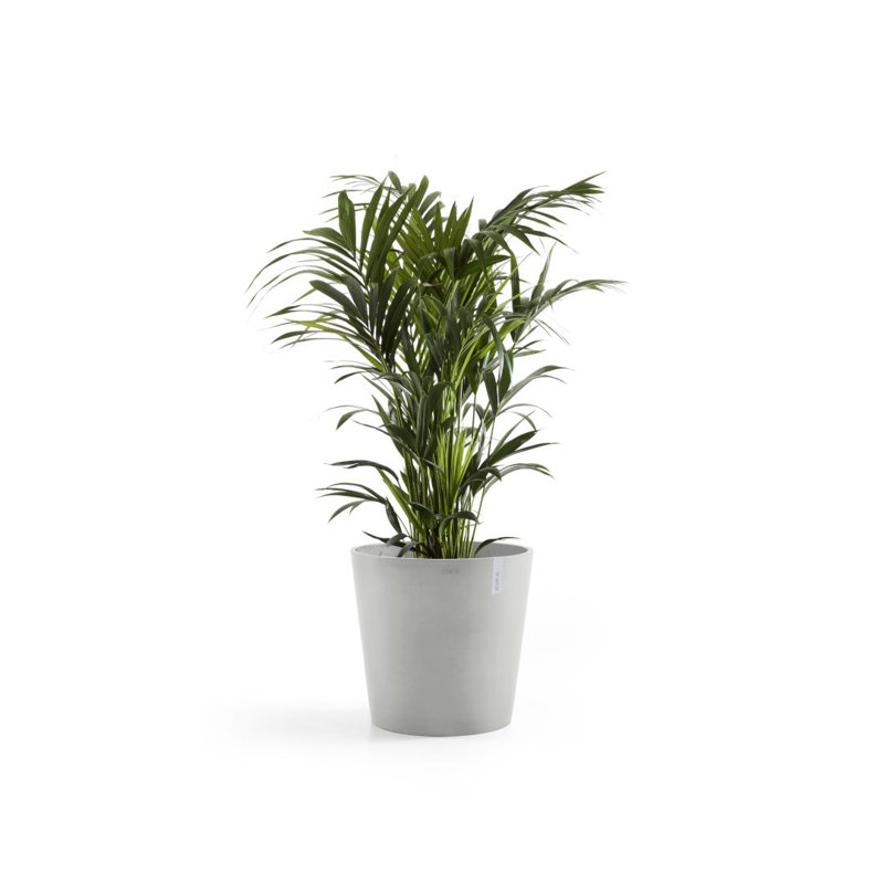Jardinières en pot, H 15,75 po x l 15,75 po x P 13,78 po, Blanc gris