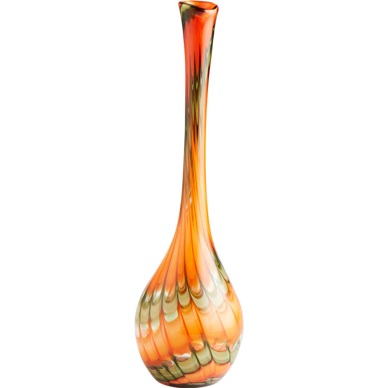 Atu Glass Table Vase, 23.75" H x 6.75" W x 6.75" D