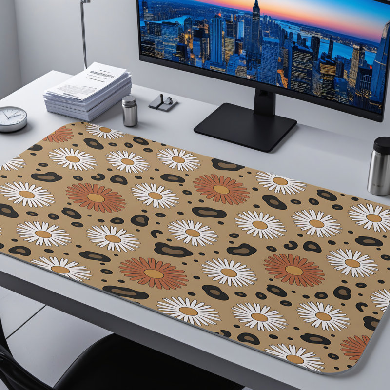 Polyester Desk Pad, 14.4x12.1