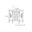 Buffet décoratif européen demi-rond-105297790