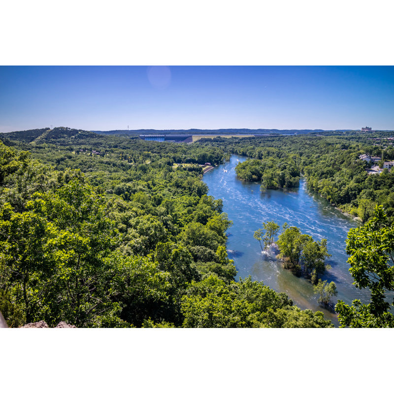 Table Table Lake - Photographie sur toile tendue, H 24 po x l 36 po