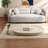 Spacious Boucle Sofas, Solid Wood Frame, Modern Couch For Home