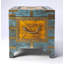 Nador Hand-Painted Brass Inlay Storage Trunk Coffee Table-1121909632
