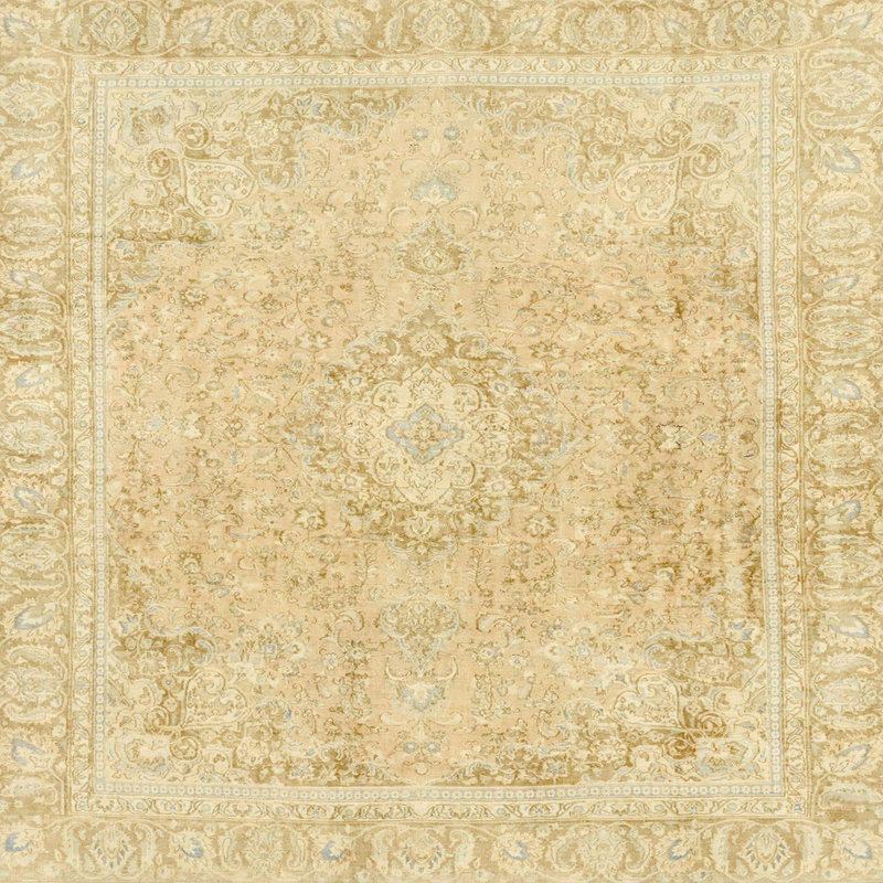 Abstract Indoor Rug, Square 5'