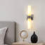 Applique murale 18 po à 2 tubes doubles blancs, luminaire élégant pour la salle de bain et la chambre à coucher-2087763154